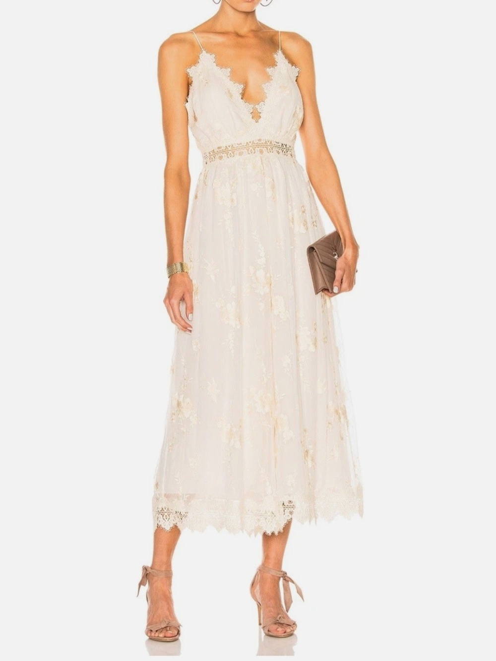 Zimmermann Barneys New York Tropicale Lace Jumpsuit In White